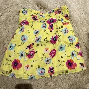 Abercrombie & Fitch strapless babydoll top